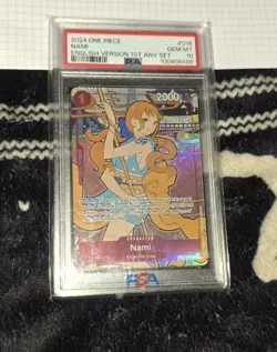 Nami 1st Anniversary Set Op01-016 Psa10 English One Piece - Image 2
