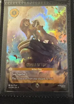 Disney Lorcana Fabled Circle Of Life ( Enchanted ) - 225/204 ✨ - Image 1