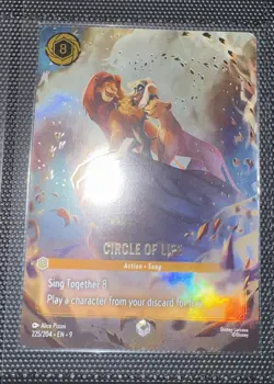 Disney Lorcana Fabled Circle Of Life ( Enchanted ) - 225/204 ✨ - Image 2