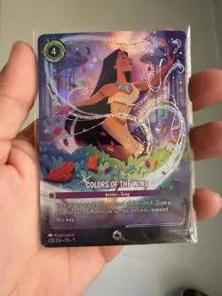 Disney Lorcana Colors of the Wind Pocahontas Action Song Foil 228/204 - Image 1