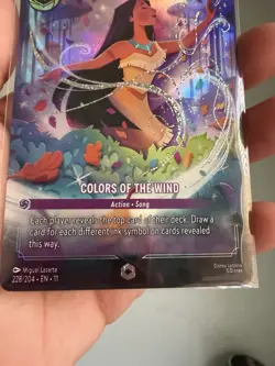Disney Lorcana Colors of the Wind Pocahontas Action Song Foil 228/204 - Image 2