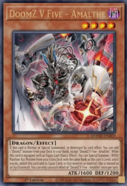 Yugioh! DoomZ V Five - Amalthe DOOM-EN009 STARLIGHT Doom of Dimensions PREORDER - Image 1