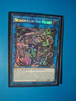 Yugioh! Scareclaw Tri-Heart MP23-EN088 Prismatic Secret Rare 1st Edition - Image 3