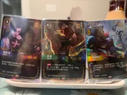 Riftbound 2025 League of Legends Chinese Tcg Card Promo 3 pcs jinx viktor leesin - Image 1