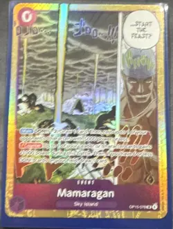 One Piece CCG Mamaragan Event Holo Card OP15-078 - Image 1