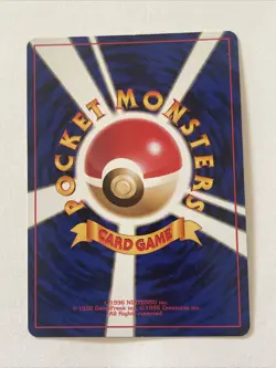 Jynx Pokemon Card Game Pocket Monster Japanese Japan 1996 No.124 Banned Card - Image 4