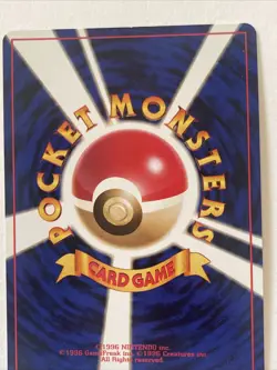 Jynx Pokemon Card Game Pocket Monster Japanese Japan 1996 No.124 Banned Card - Image 5