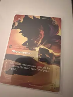 FOIL ! Riftbound Sett Card Showstopper Epic OGN 270/298 English League of Legend - Image 1