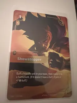 FOIL ! Riftbound Sett Card Showstopper Epic OGN 270/298 English League of Legend - Image 2