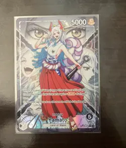 Bandai One Piece Card Game Yamato Leader OP16-079 Alt Art Holo - Image 1
