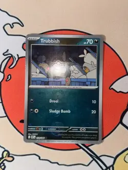 Trubbish IR 140/086 & Trubbish Master Ball 059/086 White Flare Pokemon Cards Set - Image 3