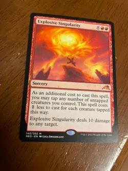 Explosive Singularity Kamigawa: Neon Dynasty - MTG Magic Card - NM - Image 1