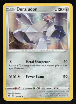Duraludon #138/192 Rebel CLash Pokemon Holo Card TCCCX - Image 1