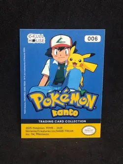 Full House Pokemon 006 Charizard Blue Holo Foil Trading Card - Image 2