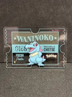 Totodile Pronto Cafe Card Promo 2025 Pokemon Japanese EX - Image 1