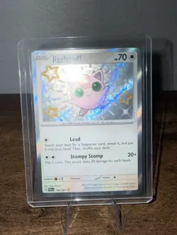 Jigglypuff Paldean Fates Baby Shiny Card 198/091 NM/M Condition - Image 1