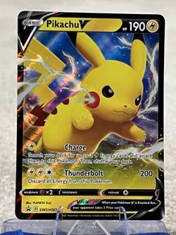 Pikachu V SWSH061 SWSH: Sword & Shield Promo Cards Holo - Image 1