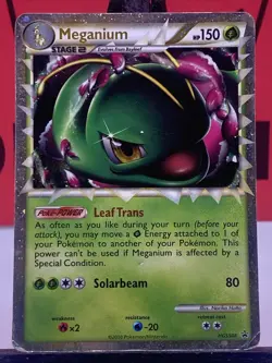 Meganium Prime HGSS08 Black Star Promo Holo Pokemon Card HP - Image 3