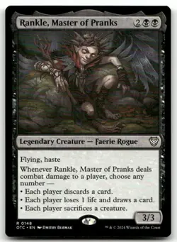 Rankle, Master of Pranks Commander Outlaws of Thunder Junction MTG NM - Image 1
