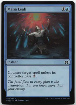 Mana Leak - Modern Masters 2015 - Foil Common - Magic: The Gathering - Image 1