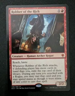 MTG Throne of Eldraine Mythic ROBBER OF THE RICH NM - Image 1