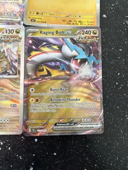 Raging Bolt Bundle Pokemon TCG Ex Holo Reverse Holo X5 123/162 - Image 5