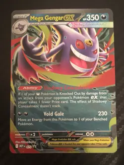 POKEMON TCG EX Tin MEGA GENGAR EX Black Star Promo Card 073 - Image 2