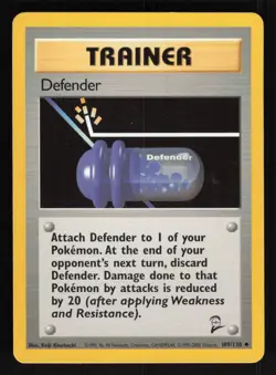 Pokemon Base Set 2 #109/130 Defender Card TCCCX - Image 1