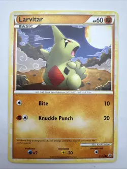 Larvitar - 51/95 - Unleashed - Common - Pokemon TCG - Image 1