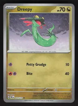 Dreepy 071/131 Master Ball Pokemon TCG SV: Prismatic Evolutions NM - Image 1