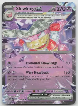 Slowking ex 086/193 Double Rare Paldea Evolved Pokemon Holo NM - Image 1