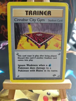 Pokemon TCG Cinnabar City Gym Gym Challenge Set 113/132 MP - Image 1
