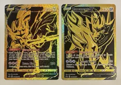 Pokemon Zamazenta V swsh077 & Zacian V swsh076 TCG Ultra Rare-MINT/NM - Image 1