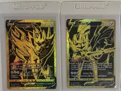 Pokemon Zamazenta V swsh077 & Zacian V swsh076 TCG Ultra Rare-MINT/NM - Image 3