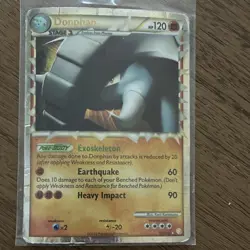 Donphan Prime 107/123 Heartgold & Soulsilver Ultra Rare Holo 120 HP Pokemon TCG - Image 1