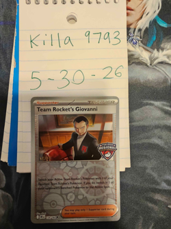 Team Rocket's Giovanni Pokemon Destined Rivals Regional Championship Staff Promo - Image 1