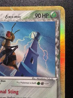 Beedrill 1/113 EX Delta Species Pokemon Card Reverse Holo Foil Rare VHP - Image 4