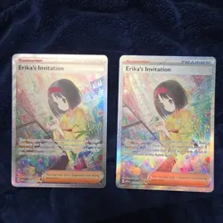 Pokemon Erika's Invitation 203/165 SV151 Full Art Special Illustration Rare Holo - Image 1
