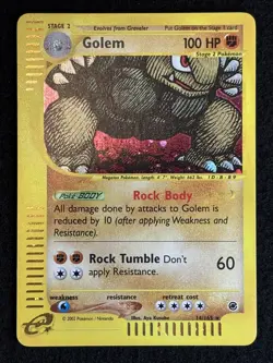 Pokemon Golem 14/165 Expedition Holo - Image 1