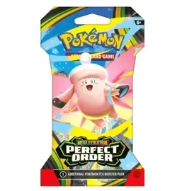 Pokemon Mega Evolution Perfect Order Sleeved Booster 4-Pack Bundle Full Art Set - Image 4