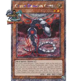 Yugioh! 1x Cyber Dragon Core RA04-EN013 Platinum Secret Rare 1st Ed NM - Image 1