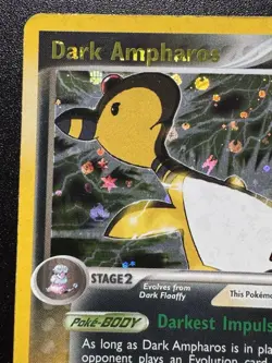 Dark Ampharos 2/109 EX Team Rocket Returns Pokemon Card Reverse Holo Rare HP - Image 3