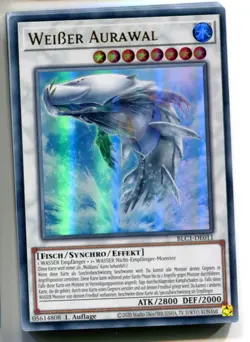 Yu-Gi-Oh! Weißer Aurawal Silber Ultra Rare BLC1-DE011 - Image 1