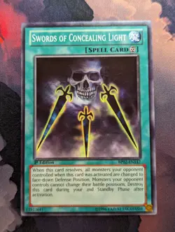 Swords of Concealing Light - BP02-EN147 - Common 1st Edition Yugioh - Image 1
