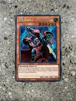 Yugioh TCG XX-Saber Faultroll L26D-ENX04 Secret Rare 1st Edition NM-M - Image 1