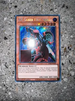 Yugioh TCG XX-Saber Faultroll L26D-ENX04 Secret Rare 1st Edition NM-M - Image 3