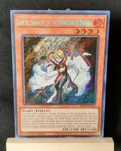 Yu-Gi-Oh! Loptr, Shadow of the Generaider Bosses *SECRET RARE* RA05-EN016 NM - Image 1