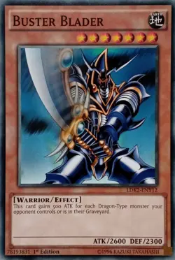 LDK2-ENY12 BUSTER BLADER COMMON 1ST EDITION YuGiOh CARD - Image 1