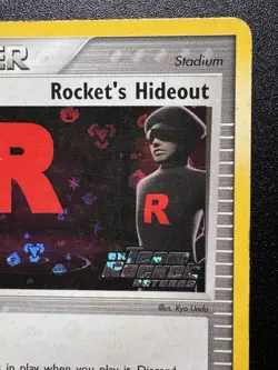 Rocket's Hideout 87/109 EX Team Rocket Returns Pokemon Card Reverse Holo Rare HP - Image 4
