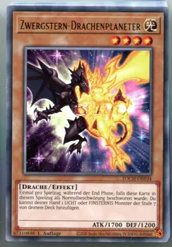 Yu-GI-OH Zwergstern Drachenplaneter Rare TOCH-DE034 NEU! - Image 1